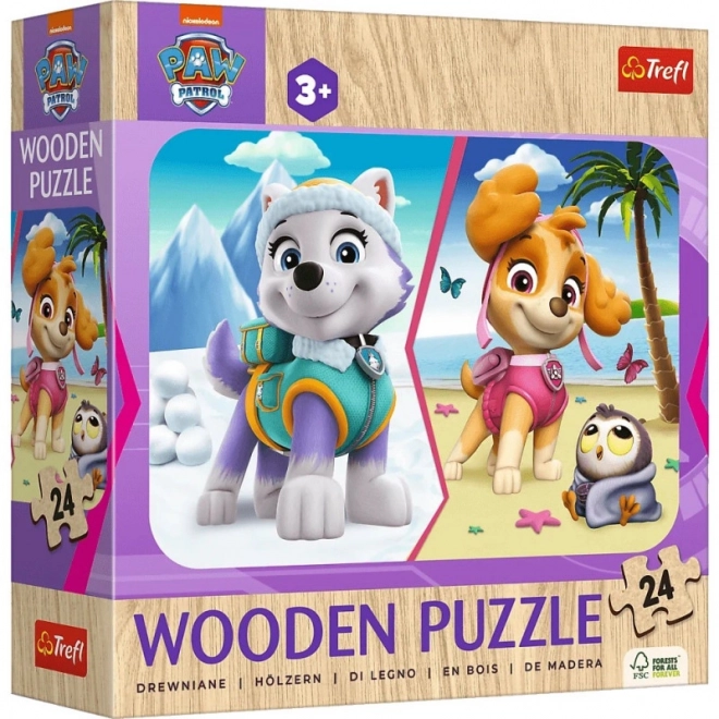 Puzzle in legno Patrulla Canina per bambine