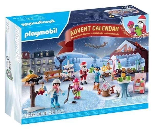 Calendario dell'Avvento PLAYMOBIL: Mercatino di Natale