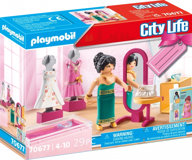 Playmobil City Life set regalo moda elegante