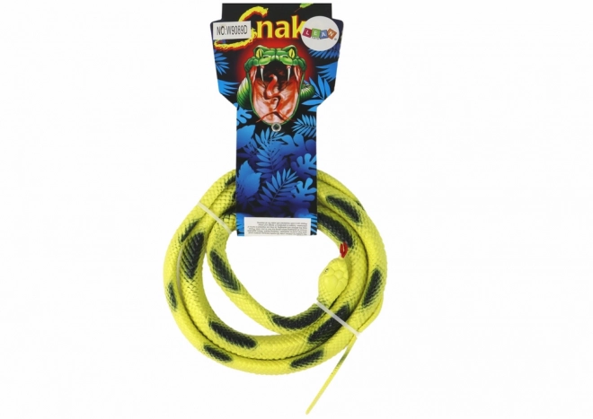 Serpente Corallo Giallo in Gomma con Macchie PVC