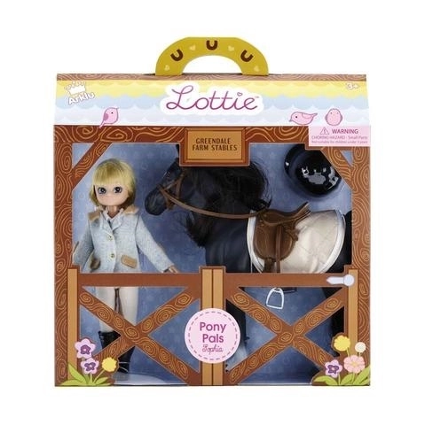 Lottie bambola fantina con cavallo