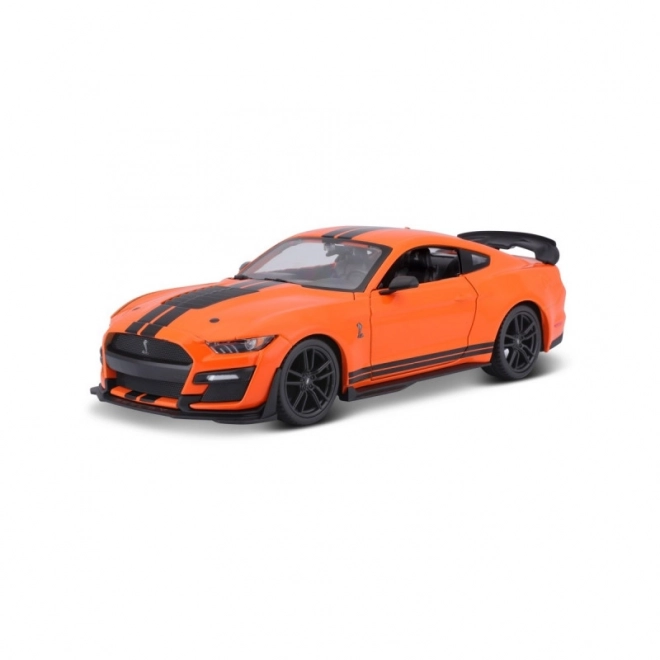 Modello in scala Mustang Shelby GT500 2020 arancione 1:24