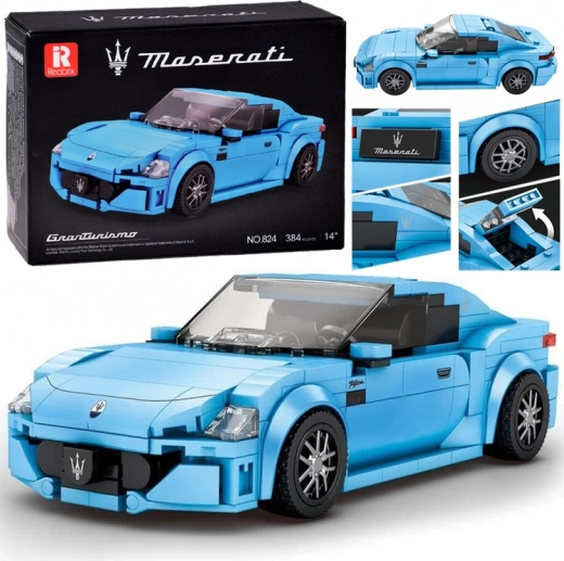 Kit di costruzione tecnica MASERATI GranTurismo – modello di auto con licenza, 384 pezzi