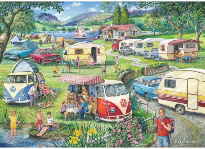Puzzle Vacanze Felici 1000 pezzi