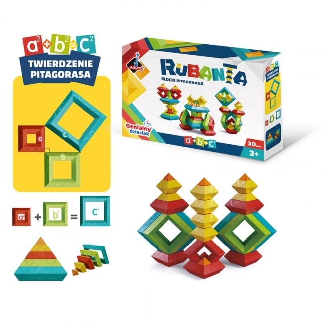 Blocchi Pitagora Rubanta 30 pezzi
