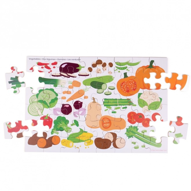 Puzzle da pavimento Verdura Bigjigs Toys