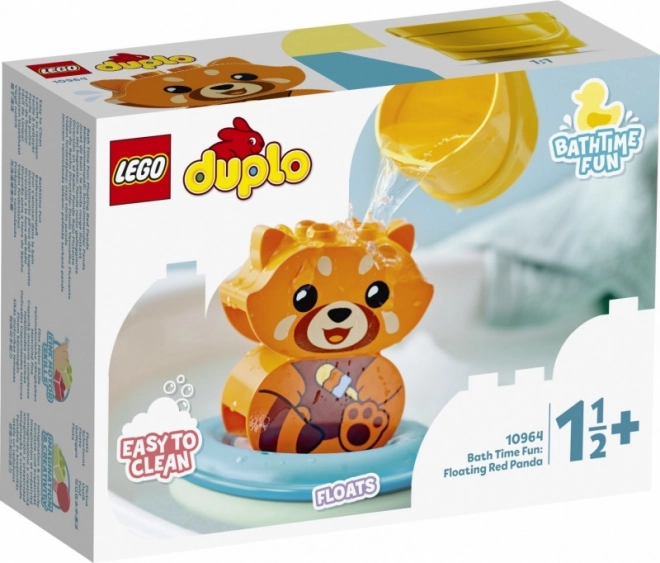 Lego Duplo Divertimento da Bagno Panda Rosso Galleggiante