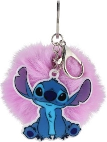 Portachiavi Stitch con pompon
