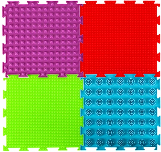 Tappeto puzzle ortopedico sensoriale per massaggio piedi