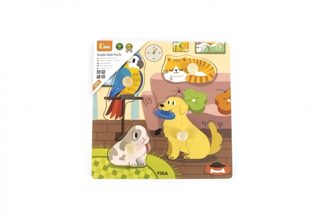 Puzzle in legno animali domestici