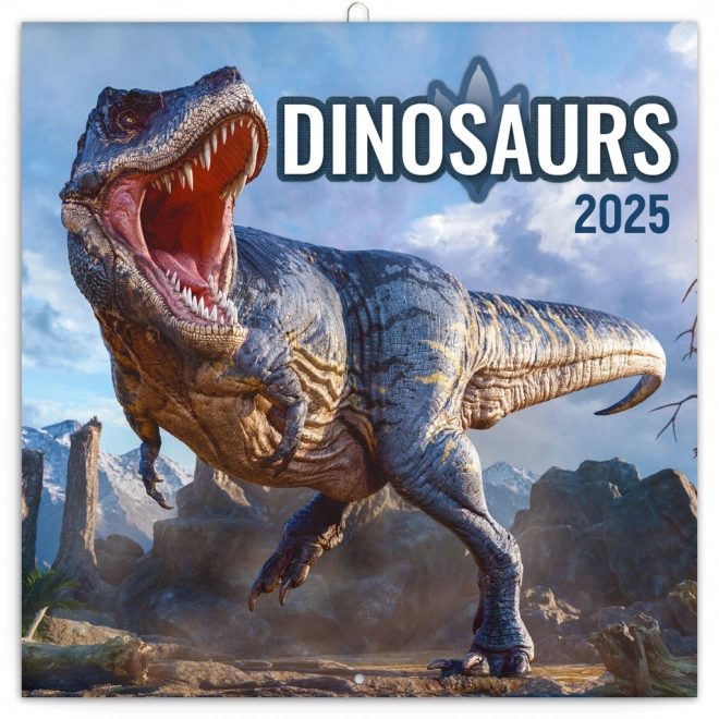 Calendario con note Dinosauri 2025