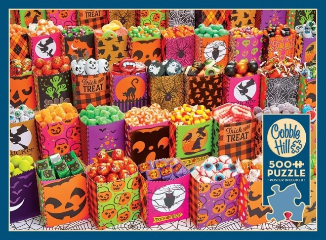 Puzzle Cobbile Hill Dolcetti di Halloween 500 pezzi