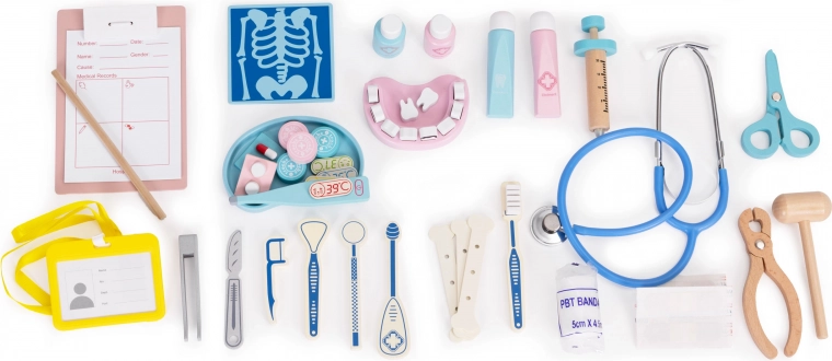 2 in 1: dottore e dentista in un unico set