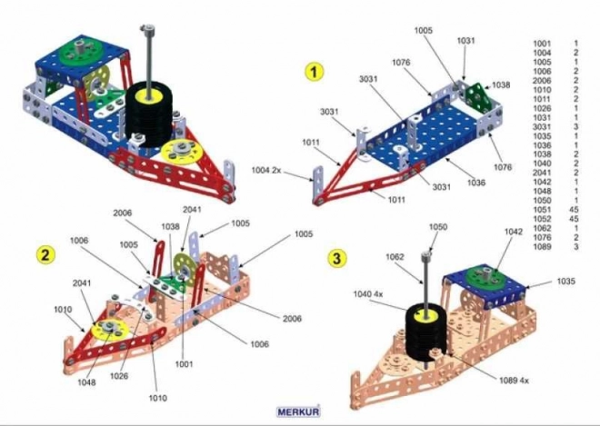 Costruzioni MERKUR 30 Modelli