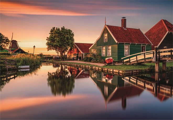 Puzzle Clementoni Villaggio Zaanse Schans 1500 pezzi