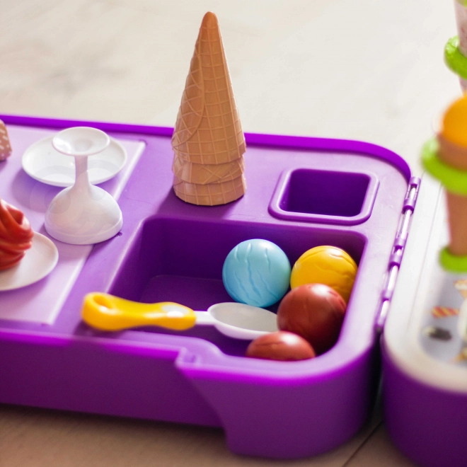 Cucina con gelato a palline 3 in 1 per bambini 62 pezzi