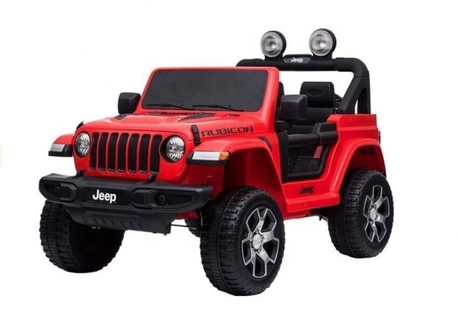 Auto elettrico Jeep Wrangler Rubicon 4x4 rosso