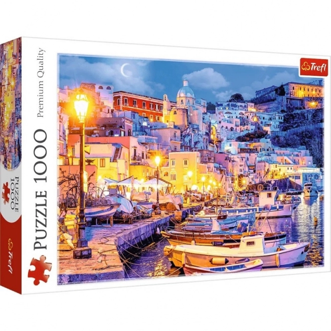 Puzzle 1000 pezzi Isola di Procida di notte Italia