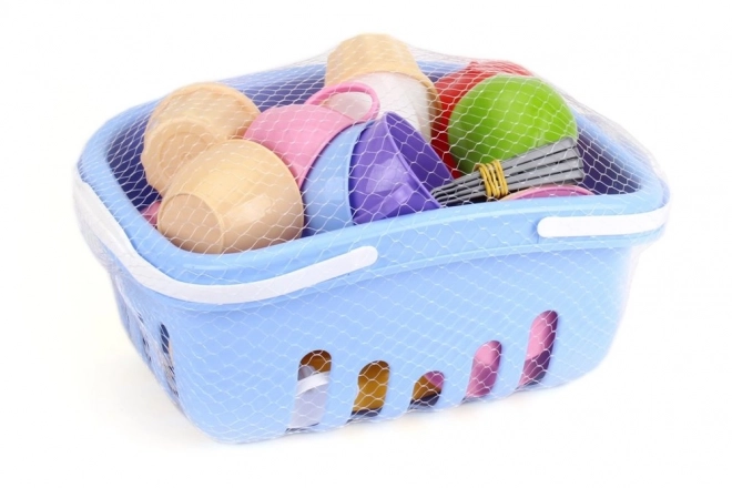 Set da pic-nic per bambini con cestino e accessori