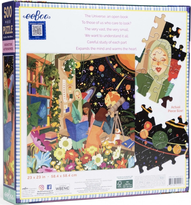 Puzzle Quadrato Le Astronome 500 Pezzi