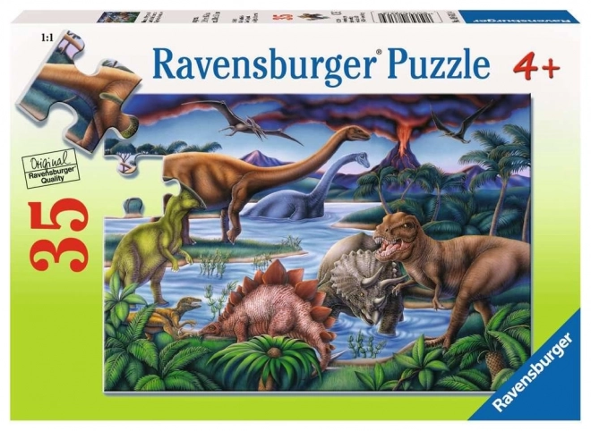 Puzzle dinosauri 35 pezzi RAVENSBURGER