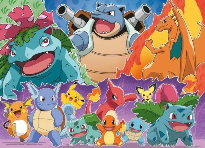 Puzzle Pokémon 4x100 pezzi