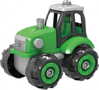 Trattore verde realistico