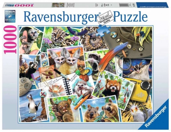 Puzzle 1000 pezzi - Animali in Viaggio