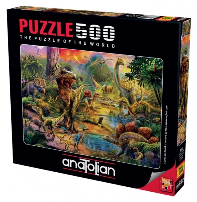 Puzzle Regno dei Dinosauri 500 Pezzi