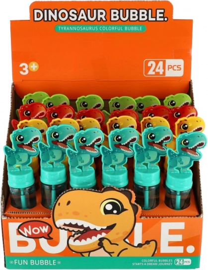 Bolle di sapone dinosauro 40ml plastica