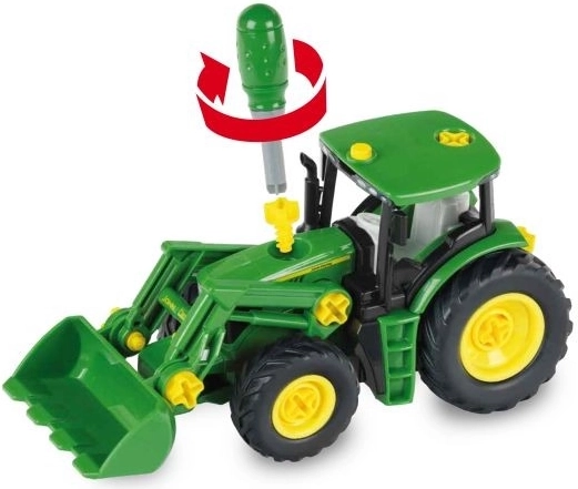 Trattore John Deere da montare con 2 rimorchi