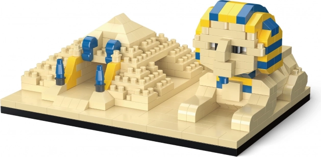 set da costruzione piramide con sfinge 410 pezzi