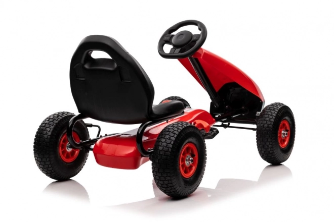 Gokart a pedali rosso