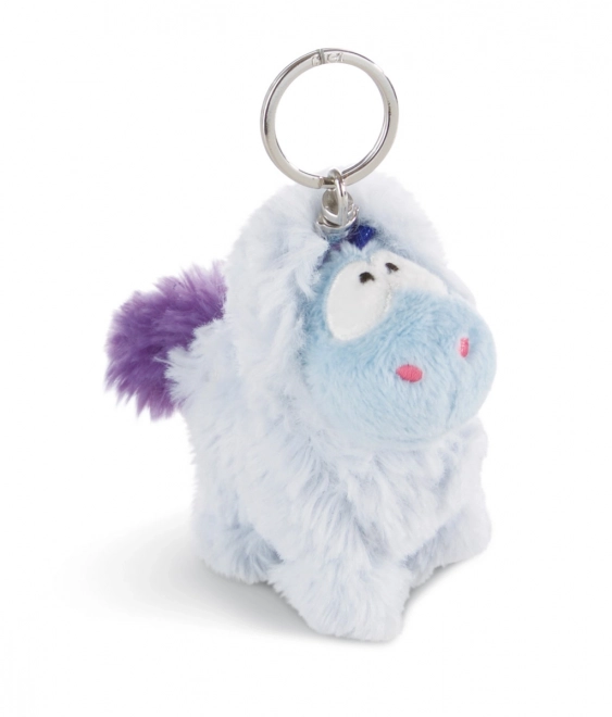 Portachiavi morbido unicorno Snow Coldson 10 cm