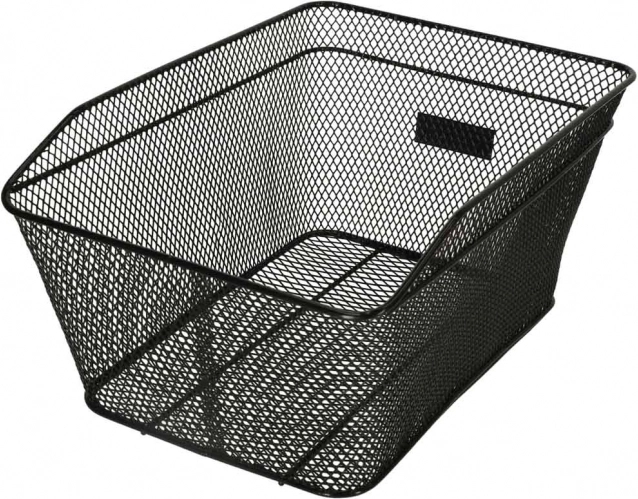 Cestino metallico per bicicletta nero 25kg