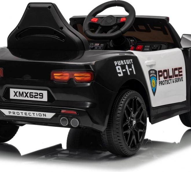 auto della polizia nero 911 Agenzia