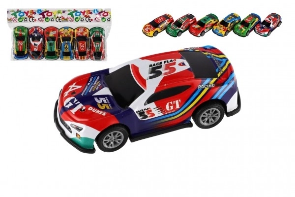 Set di Automobili da Corsa in Metallo/Plastica 7 cm