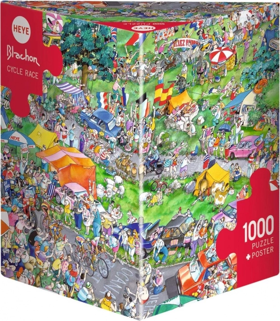 Puzzle 1000 pezzi - gara di ciclismo