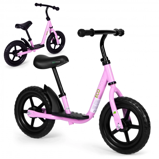 Bici senza pedali per bambini Ecotoys rosa