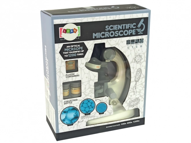 Microscopio educativo bianco per bambini