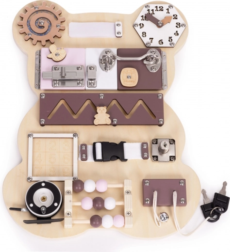 Ingranaggi e orologio per il pensiero logico