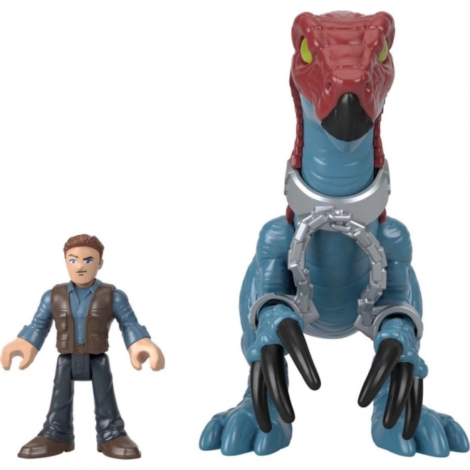 Set di Imaginext Therizinosauro e Owen di Jurassic World