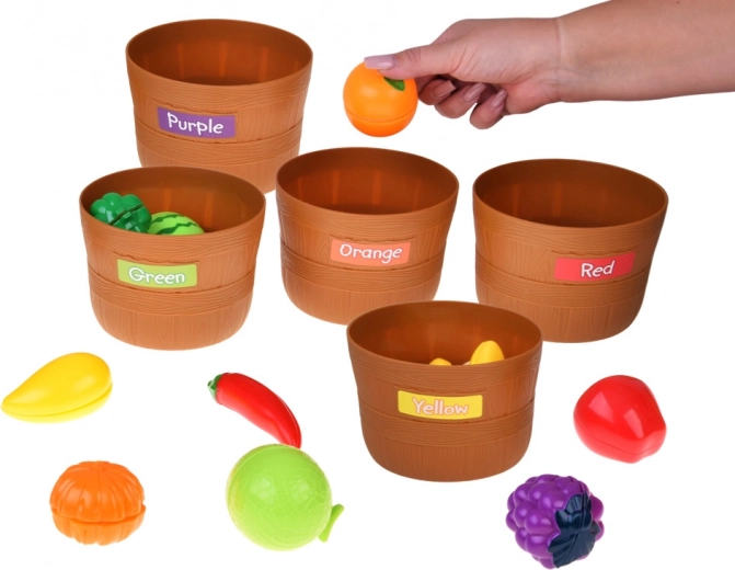 Apprendimento dei colori e riordino attraverso il gioco