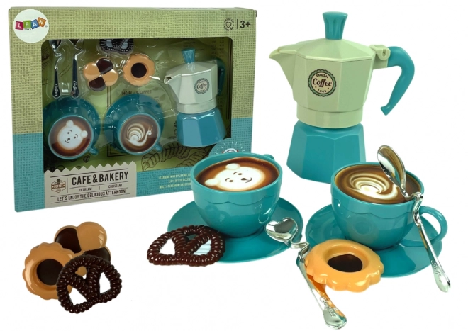 Set da caffetteria Pastelli Blu