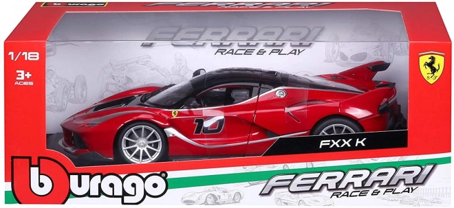 Bburago Ferrari FXX K in scala 1:18 rossa