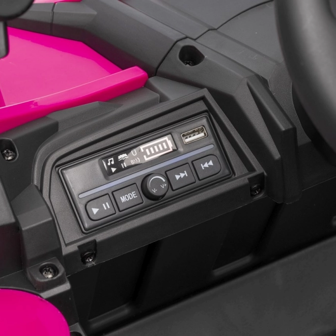 Auto elettrico per bambini Buggy Madman UTV-MX rosa