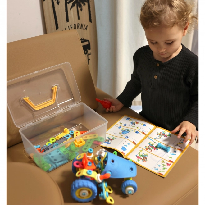 Set di costruzioni di veicoli per bambini 6 in 1