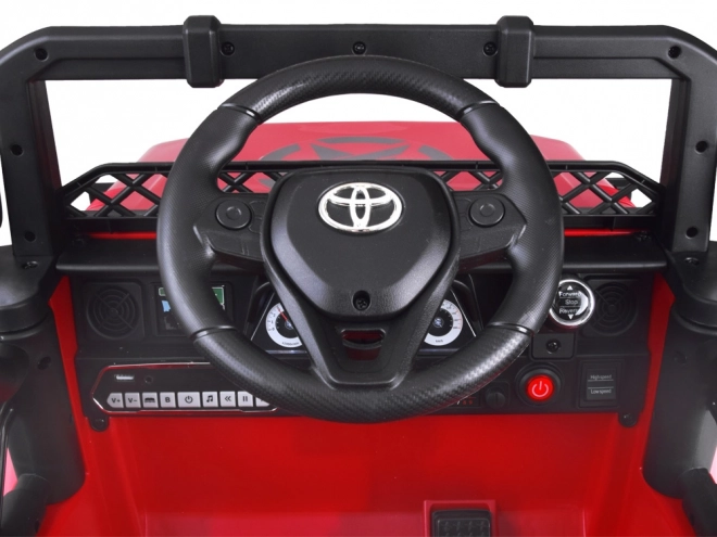 Macchina Elettrica Toyota FJ Cruiser per Bambini – Rosso