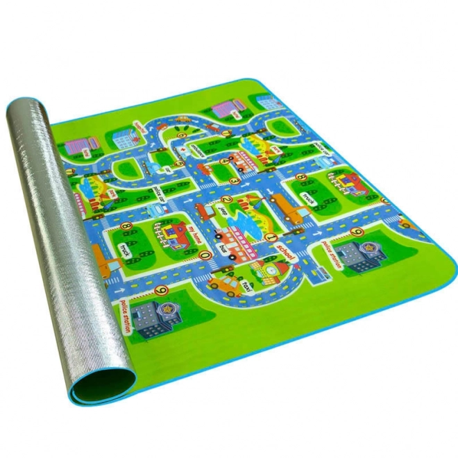 Tappeto gioco pieghevole strada 200x160 cm