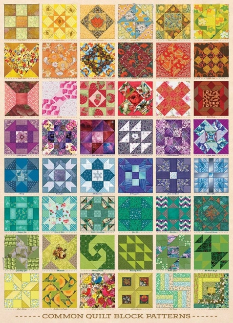 Puzzle Patchwork 1000 pezzi